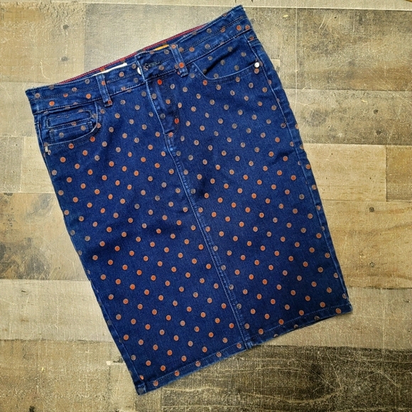 Pilcro and the Letterpress Dresses & Skirts - Pilcro and the letterpress polka dot skirt